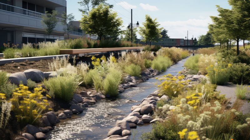 Finished Drainage Project